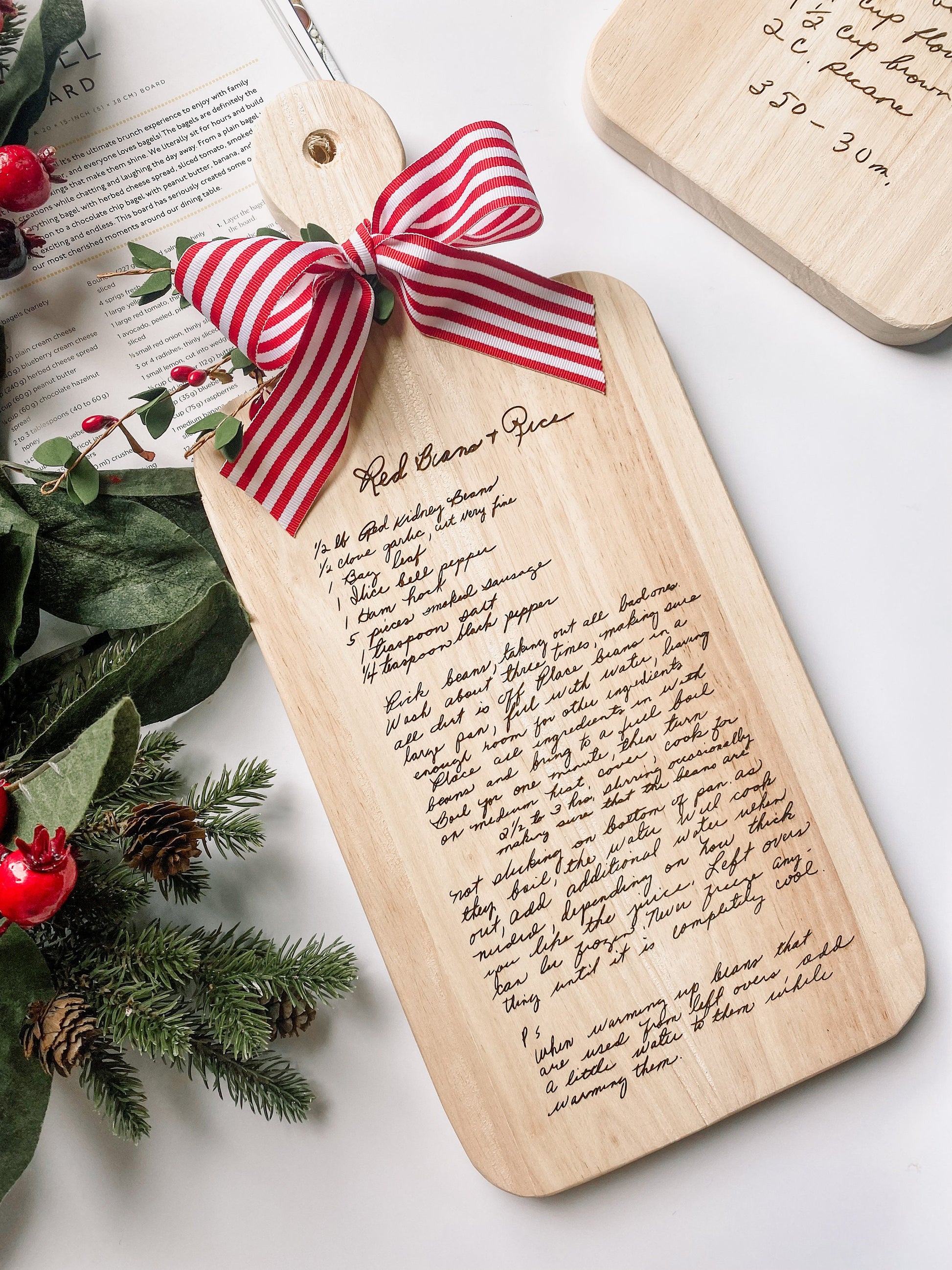 Personalised Engraved Wooden Chopping Board / Christmas Gift for